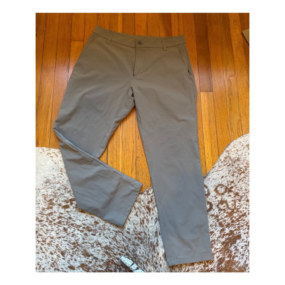 Lululemon Commission Classic Fit Pant 30" Warpstreme Grey Sage Size 33
